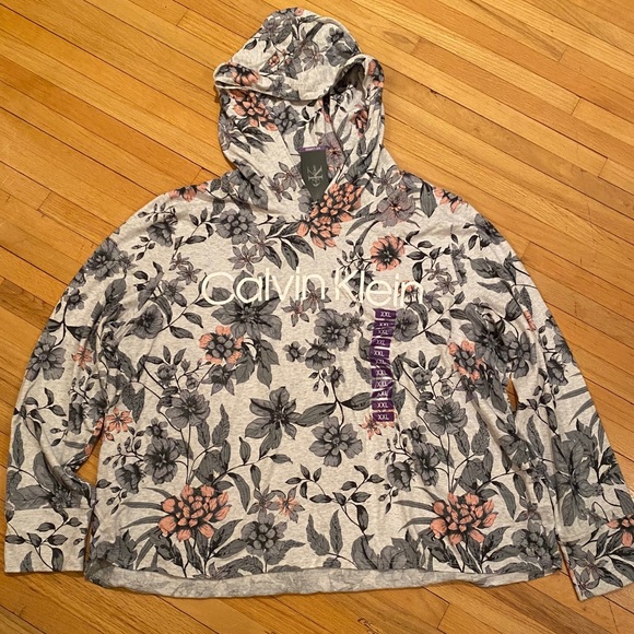 Calvin Klein Tops - Calvin Klein women’s hoodie XXL NWT